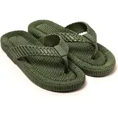 Brasileras Sapato de praia/banho 'Sandito' verde escuro