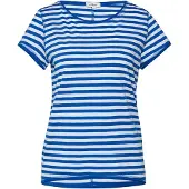 s.Oliver Camisa azul / branco