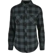 Urban Classics Blusa azul ciano / preto