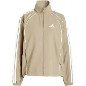 Adidas Casaco de treino 'Iconic' cáqui / branco