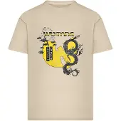 Merchcode Camisa 'Wu Tang Dragon' areia / amarelo / preto / branco