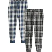 Next Calças de pijama azul / preto / branco