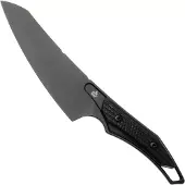 QSP Knife T-Cook QS172-A2, Black Nitro-V, Black G10 faca fixa