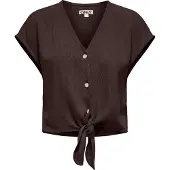ONLY Blusa 'ONLSiesta' castanho escuro