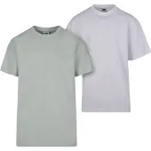 Urban Classics Camisa menta / branco