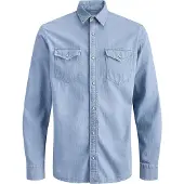 Jack & Jones Camisa 'JJESheridan' azul ganga