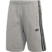 Adidas Calças '3-Stripes' cinzento claro / preto