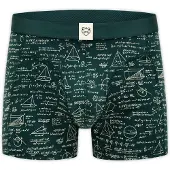 Adam Boxers 'Maths Pro' areia / verde escuro