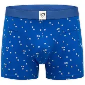 Adam Boxers 'Keyboard' azul / cinzento escuro / branco