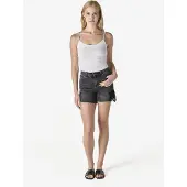 KOROSHI Calças de ganga preto denim