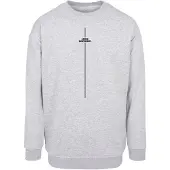 Merchcode Sweatshirt 'Think Different' acinzentado / preto