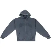 Dropsize Casaco em moletão cinzento basalto / preto