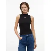 Tommy Hilfiger Top 'Tommy Badge Slim Tank' preto