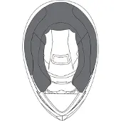 AGV Almofadas Para Bochechas K-3 Sv