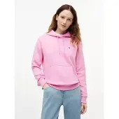 Tommy Hilfiger Sweatshirt 'Flag Embroidery Drawstring' rosa claro