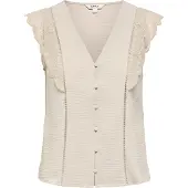ONLY Blusa 'ONLMETTE' bege claro