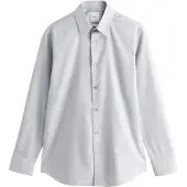 Next Camisa clássica cinzento claro