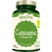 GreenFood Nutrition Curcuma + Vitamina D3 90 Capsule — Integratore