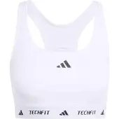 Adidas Soutien de desporto 'TECHFIT' preto / branco