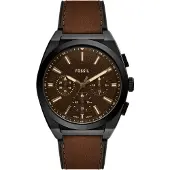Fossil Relógios analógicos 'Everett' castanho / preto