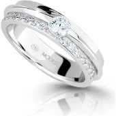 Modesi Anello Argento Zirconi M16020 60 mm — Anello