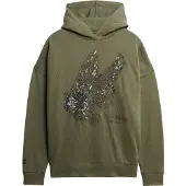 Superdry para mulher. W2012463A Sweatshirt Tatto verde (XL), Casual, Algodão