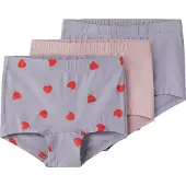 Name it Calcinhas Lavender Hearts 3 Unidades