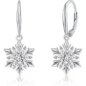 Silvego Elegant Silver Orecchini Snowflake JJJE0811sw
