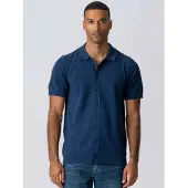 TeeShoppen Camisa ' Pullover ' azul