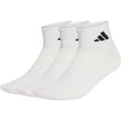 Adidas CONJUNTO DE 3 PARES DE MEIAS PELO TORNOZELO DE VESTUÁRIO DE DESPORTO THIN&LIGHT
