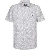 Petrol Industries Camisa azul pastel / amarelo claro / preto / branco