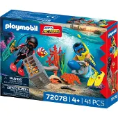 Playmobil Jogo De Construção Police Diver With Treasure