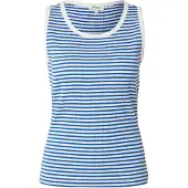 s.Oliver Top azul real / branco