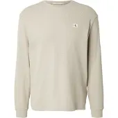Calvin Klein Jeans Pullover 'Long Sleeve Waffle' taupe