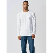TeeShoppen Camisa ' Basic Long ' branco