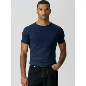 TeeShoppen Camisa ' Muscle T ' navy