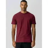 TeeShoppen Camisa ' Organic Basic ' borgonha
