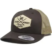 Surf Monkey Boné desportivo castanho escuro