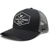 Surf Monkey Boné desportivo mosqueado preto