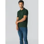 TeeShoppen Camisa ' Muscle Polo ' verde