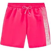 Chiemsee Calções de banho rosa / branco