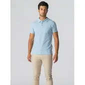 TeeShoppen Camisa ' Muscle Polo ' azul