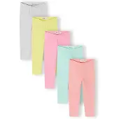 MINOTI Leggings limão / acinzentado / menta / coral / rosa