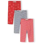 MINOTI Leggings cor-de-rosa / vermelho / preto / branco