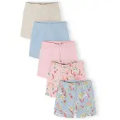 MINOTI Leggings bege mosqueado / azul claro / amarelo claro / rosa claro