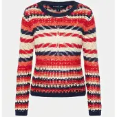 KOROSHI Pullover laranja / vermelho / preto / branco