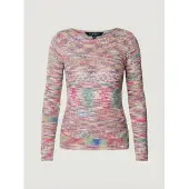 KOROSHI Pullover azul / roxo claro / vermelho