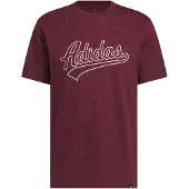 Adidas Camisa funcionais 'Varsity Tailsweep Graphic' bordeaux / branco