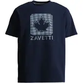 Zavetti Canada Camisa 'Alvo' azul escuro / cinzento