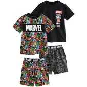 Next Pijama antracite / vermelho vivo / preto / branco
